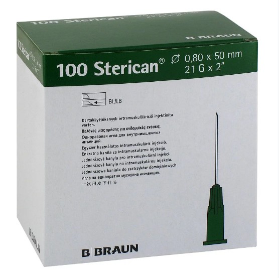 Sterican Nadel Sterican G21 0.8*50mm 100Stk